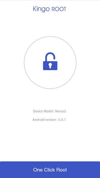 Kingo Root Apk Main Interface | Alcatel