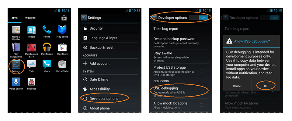 How to enable usb debugging mode on android 3.0? How to enable usb debugging mode on android 3.0?