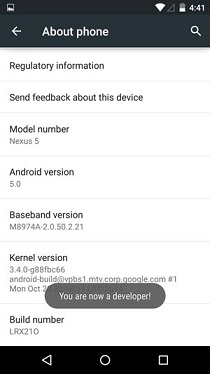 Android 5.0 Lollipop