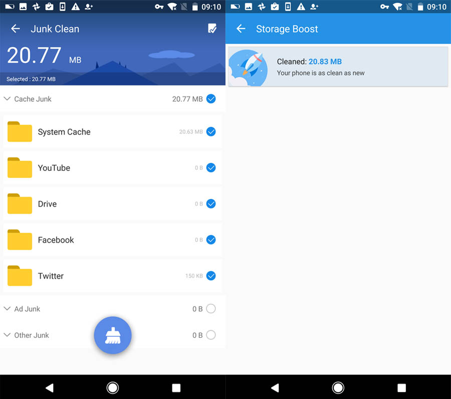 best phone cleaner and booster to speed up android and free up storage