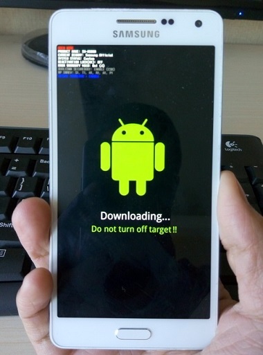 How to Flash Samsung Stock ROM via Odin Boot into download mode