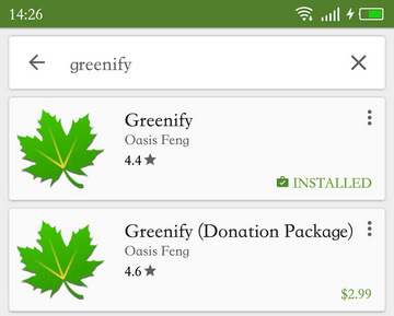 greenify google app greenify google app