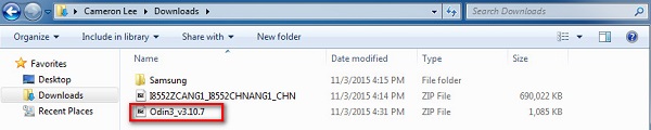 How to Flash Samsung Stock ROM via Odin Odin v3.10.7 downloaded from SamMobile